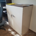 Beige 2 Door Metal Locking Storage Cabinet